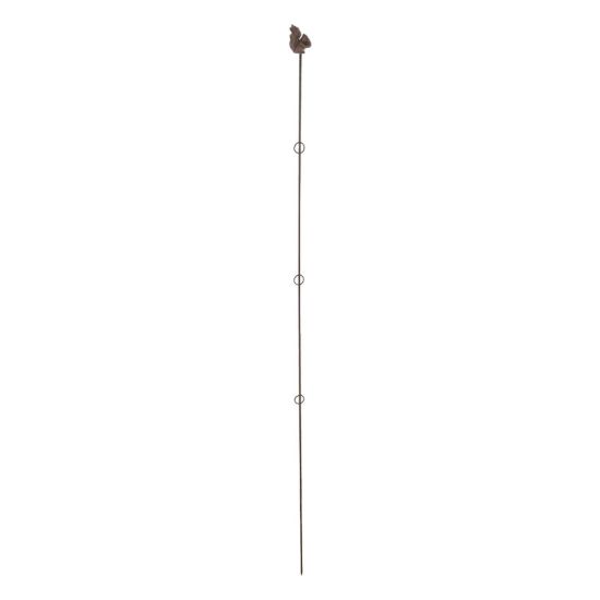 /TUTEUR DROIT 175CM FONTE BRUN de Esschert design - deco maison et jardin dans E058