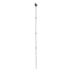 /TUTEUR DROIT 175CM FONTE BRUN de Esschert design - deco maison et jardin dans E058