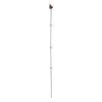 /TUTEUR DROIT 175CM FONTE BRUN de Esschert design - deco maison et jardin dans E058