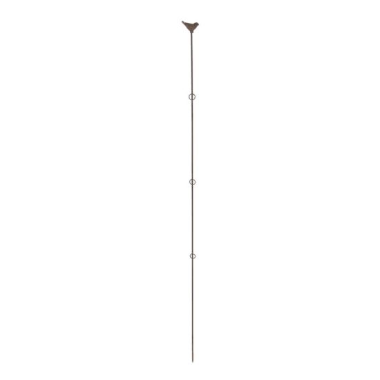 /TUTEUR DROIT 175CM FONTE BRUN de Esschert design - deco maison et jardin dans E058