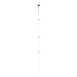 /TUTEUR DROIT 175CM FONTE BRUN de Esschert design - deco maison et jardin dans E058