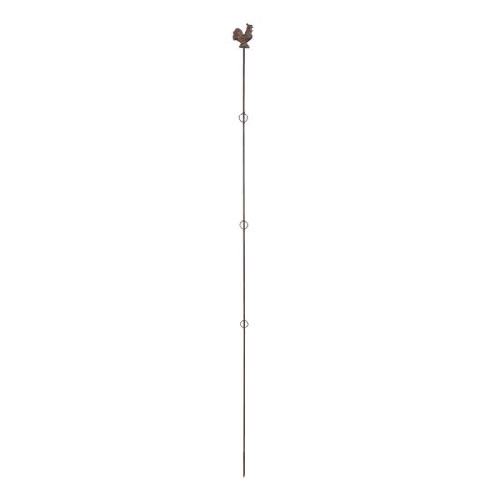 /TUTEUR DROIT 175CM FONTE BRUN de Esschert design - deco maison et jardin dans E058