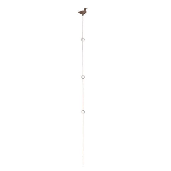 /TUTEUR DROIT 175CM FONTE BRUN de Esschert design - deco maison et jardin dans E058