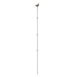 /TUTEUR DROIT 175CM FONTE BRUN de Esschert design - deco maison et jardin dans E058