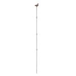 /TUTEUR DROIT 175CM FONTE BRUN de Esschert design - deco maison et jardin dans E058