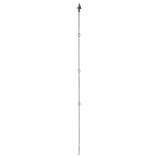 /TUTEUR DROIT 175CM FONTE BRUN de Esschert design - deco maison et jardin dans E058