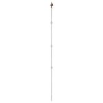 /TUTEUR DROIT 175CM FONTE BRUN de Esschert design - deco maison et jardin dans E058