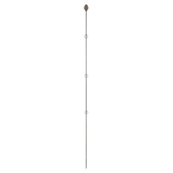 /TUTEUR DROIT 175CM FONTE BRUN de Esschert design - deco maison et jardin dans E058