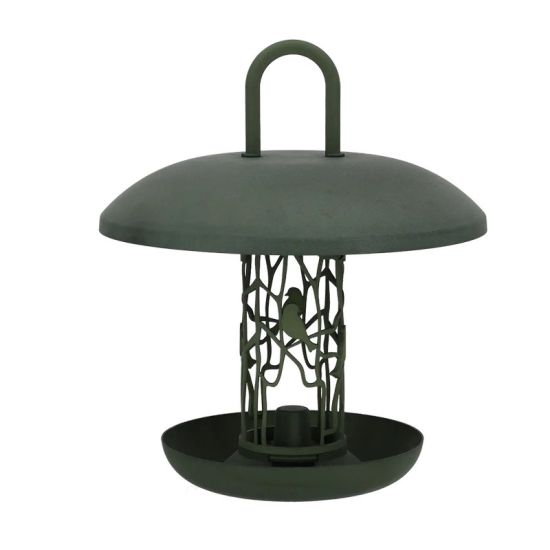 Mangeoire Boule Recyclée Avec Plateau Pour Décoration De Jardin Et Maison de Esschert design - deco maison et jardin dans E058