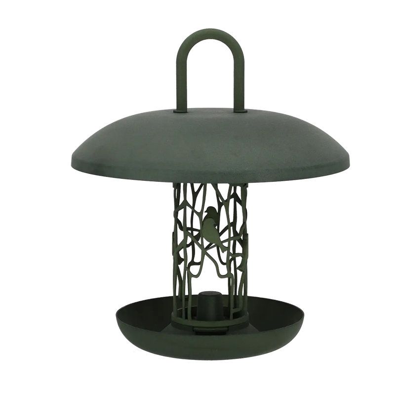 Mangeoire Boule Recyclée Avec Plateau Pour Décoration De Jardin Et Maison de Esschert design - deco maison et jardin dans E058