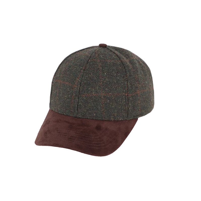 Casquette Tartan Verte de Esschert design - deco maison et jardin dans E058