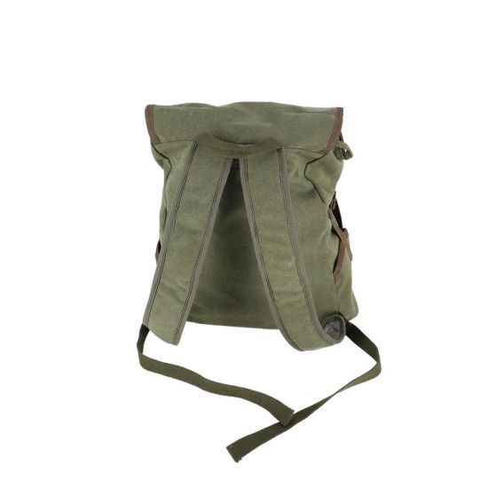 Sac à dos vert en toile de Esschert design - deco maison et jardin dans E058