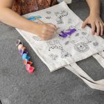 Sac à colorier jungle, créatif de Esschert design - deco maison et jardin dans E058