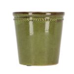 Pot De Fleur Verni Vert 15cm Pour Décoration Jardin Et Maison de Esschert design - deco maison et jardin dans E058