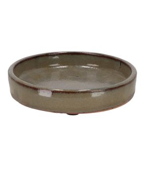 Soucoupe Vernie Grise 15cm Pour Décoration Jardin Et Maison de Esschert design - deco maison et jardin dans E058