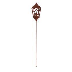 Piquet De Jardin Lanterne En Rouille Pour Décoration Extérieure de Esschert design - deco maison et jardin dans E058