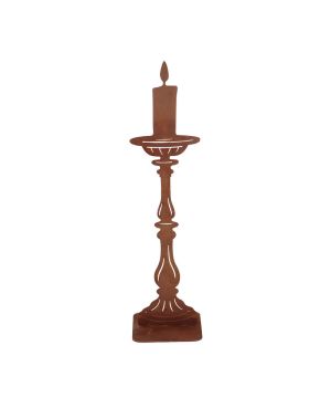Bougie rouille décorative pour jardin et maison, ambiance chaleureuse et rustique de Esschert design - deco maison et jardin ...