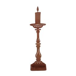 Bougie rouille décorative pour jardin et maison, ambiance chaleureuse et rustique de Esschert design - deco maison et jardin ...