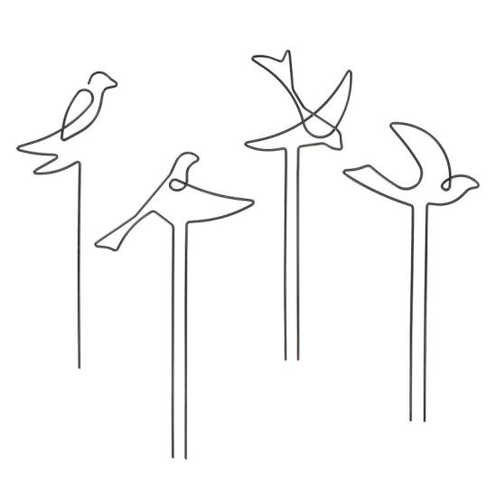 Tuteur De Plante Intérieur Avec Oiseaux Pour Décoration Jardin Maison de Esschert design - deco maison et jardin dans E058