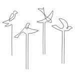 Tuteur De Plante Intérieur Avec Oiseaux Pour Décoration Jardin Maison de Esschert design - deco maison et jardin dans E058