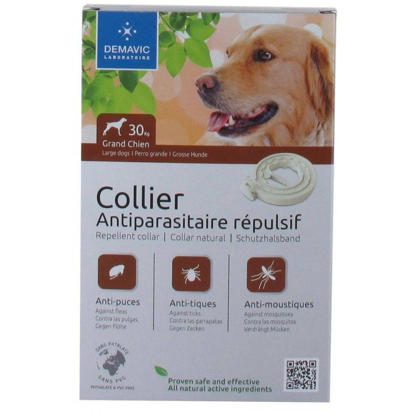 Collier insectifuge grand chien de Animalerie Libourne et Bordeaux - Gironde dans D025