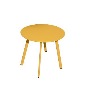Table Massai 50 en Acier - Teinte Miel, Élégance et Robustesse pour Votre Terrasse
