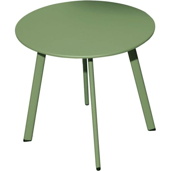 Table basse massaï ø40 amande - meuble de jardin élégant et pratique
