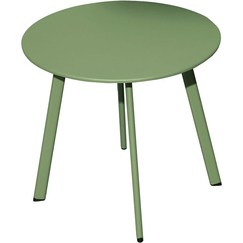 Table basse massaï ø50 amande - meuble de jardin élégant contemporain