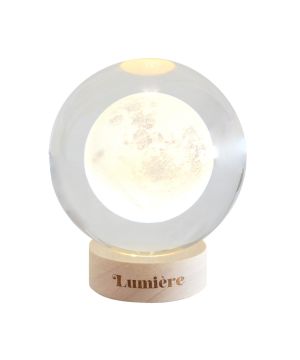 Sphere lumineuse Lueur eternelle 10 cm Lune de Herboristerie et Esotérisme à Libourne dans D040