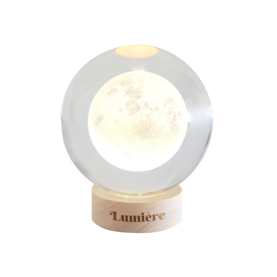 Sphere lumineuse Lueur eternelle 10 cm Lune de Herboristerie et Esotérisme à Libourne dans D040