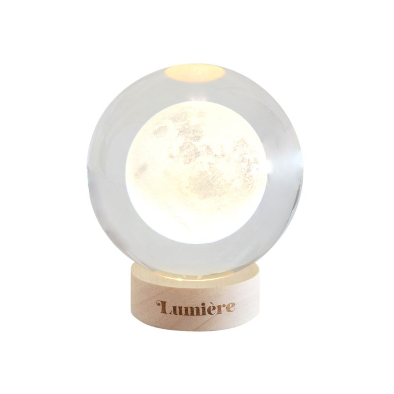 Sphere lumineuse Lueur eternelle 10 cm Lune de Herboristerie et Esotérisme à Libourne dans D040