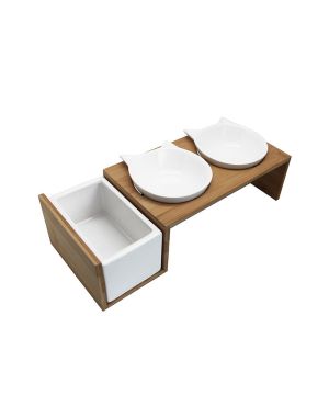 Gamelle double chat 150ml de Hamiform et Anju beauté dans S1591