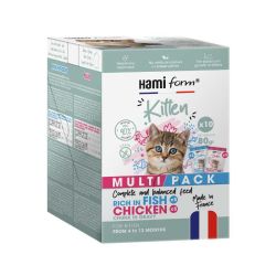 Multipack repas complet pour chaton 10x80g de Hamiform et Anju beauté dans S1591