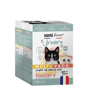 Multipack repas complet pour chat urinary 10x80g de Hamiform et Anju beauté dans S1591