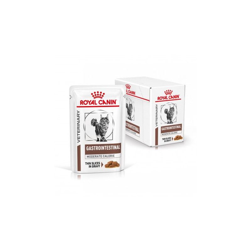 Cat gastro intestinal moderate calorie 12x85g royal canin vétérinaire de Royal Canin - Croquette chien et chat dans R047