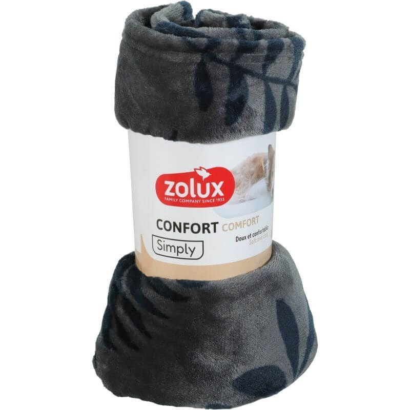 Plaid cocoon 100x75 motif anthracite pour chat et chien de Zolux - Produit pour animaux dans Z002