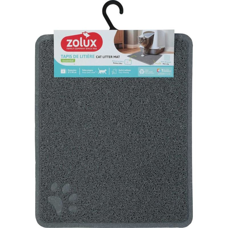 Tapis hygienique maison de toilette 37x45 gris pour chat de Zolux - Produit pour animaux dans Z002