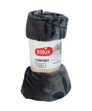 Plaid cocoon 200x150 motif anthracite pour chat et chien de Zolux - Produit pour animaux dans Z002