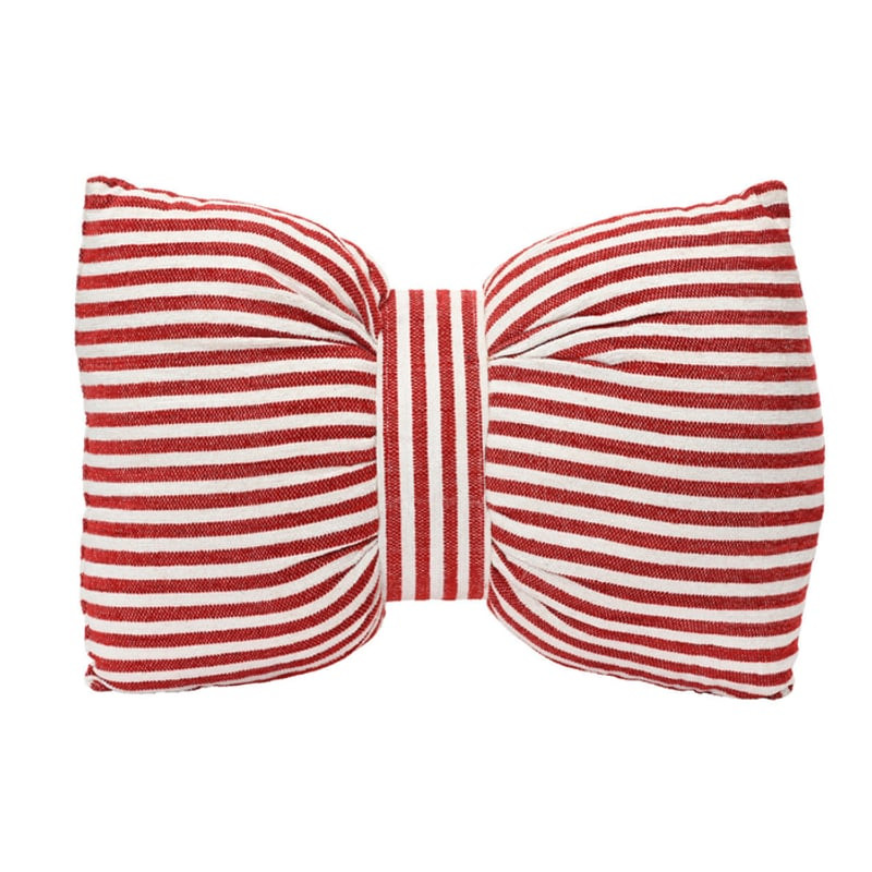 COUSSIN EG ROUGE/BLANC CHAUD 60X40CM de Kaemingk - deco de la maison dans 🛋️Coussin et plaid de Noël