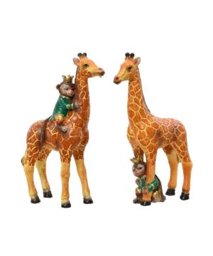 GIRAFE OR/COULEUR H18CM 2ASS de Kaemingk - deco de la maison dans K002