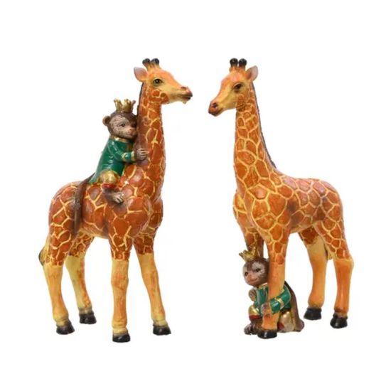 GIRAFE OR/COULEUR H18CM 2ASS de Kaemingk - deco de la maison dans K002