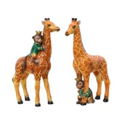 GIRAFE OR/COULEUR H18CM 2ASS de Kaemingk - deco de la maison dans K002
