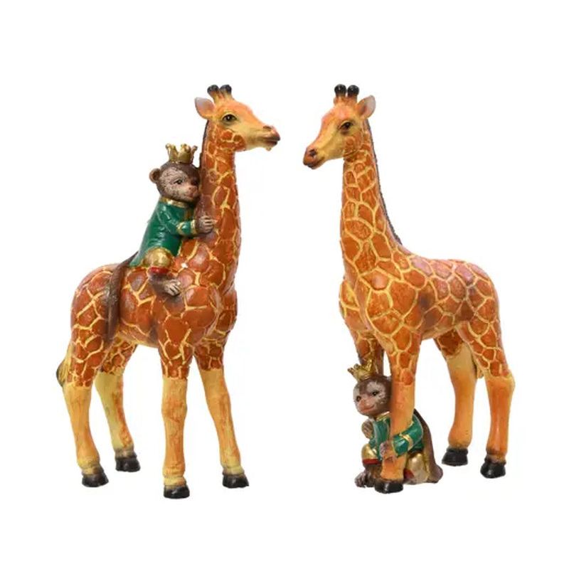 GIRAFE OR/COULEUR H18CM 2ASS de Kaemingk - deco de la maison dans K002