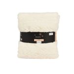 PLAID FAUSSE FOURRURE LAPIN MOTIF TRESSE BLANC C de Kaemingk - deco de la maison dans Coussins et couverture
