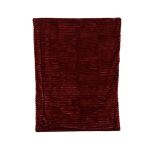 PLAID VELOURS RAYURES LIE DE VIN 170X130CM de Kaemingk - deco de la maison dans K002