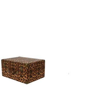 VALISE LEOPARD 40X30CM H20CM de Kaemingk - deco de la maison dans K002