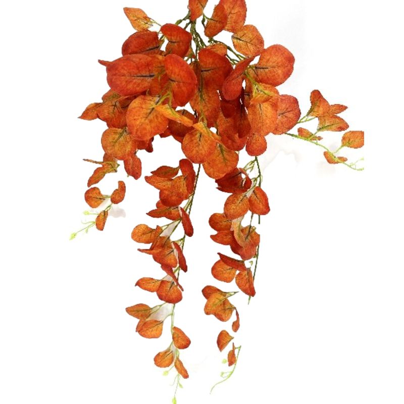 CHUTE EUCALYPTUS 80CM ORANGE 147 FEUILLES de Décoration de la maison à Libourne dans K0301