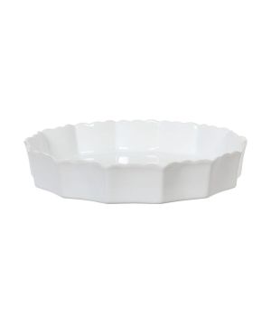 PLAT TARTE CHARLOTTE BLANC D31CM de Décoration de la maison à Libourne dans Y001