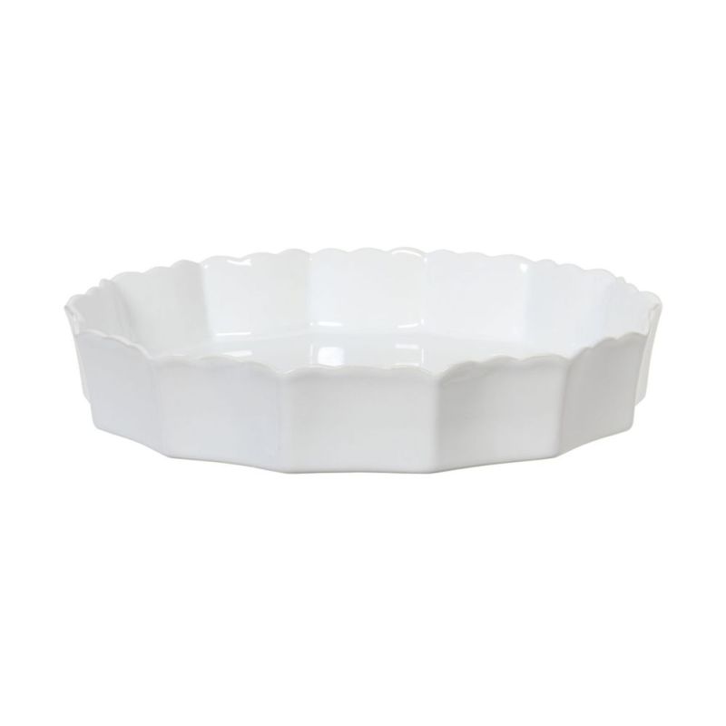 PLAT TARTE CHARLOTTE BLANC D31CM de Décoration de la maison à Libourne dans Y001