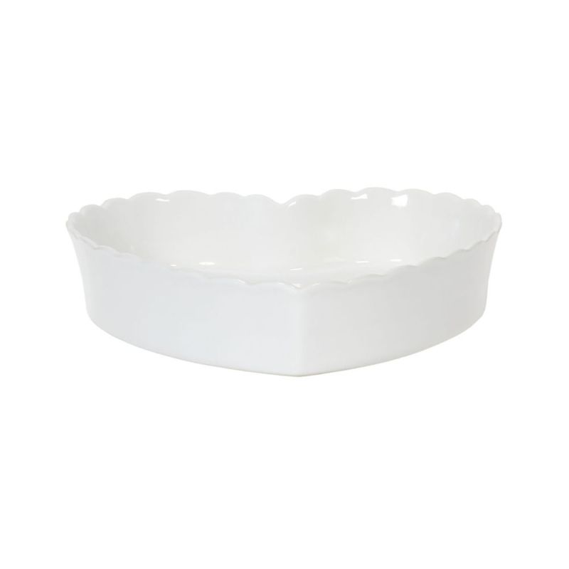 PLAT GATEAU CHARLOTTE BLANC 24X24CM de Décoration de la maison à Libourne dans Y001